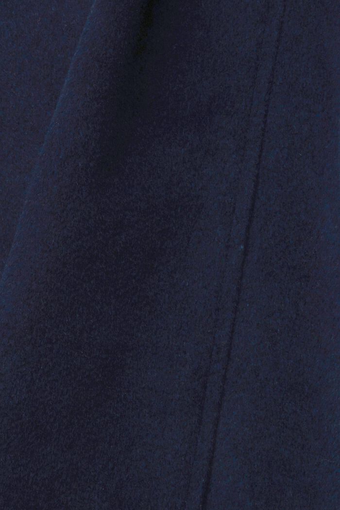 Cappotto doppiopetto in misto lana, NAVY, detail image number 1