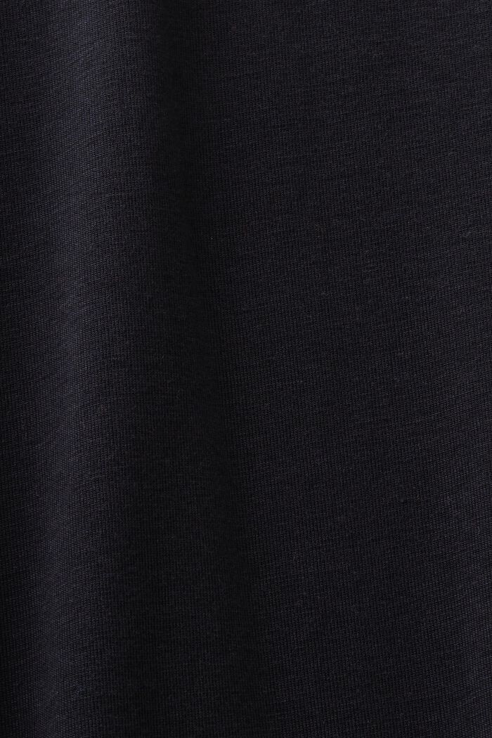 Camicia da notte con pizzo in jersey, BLACK, detail image number 4
