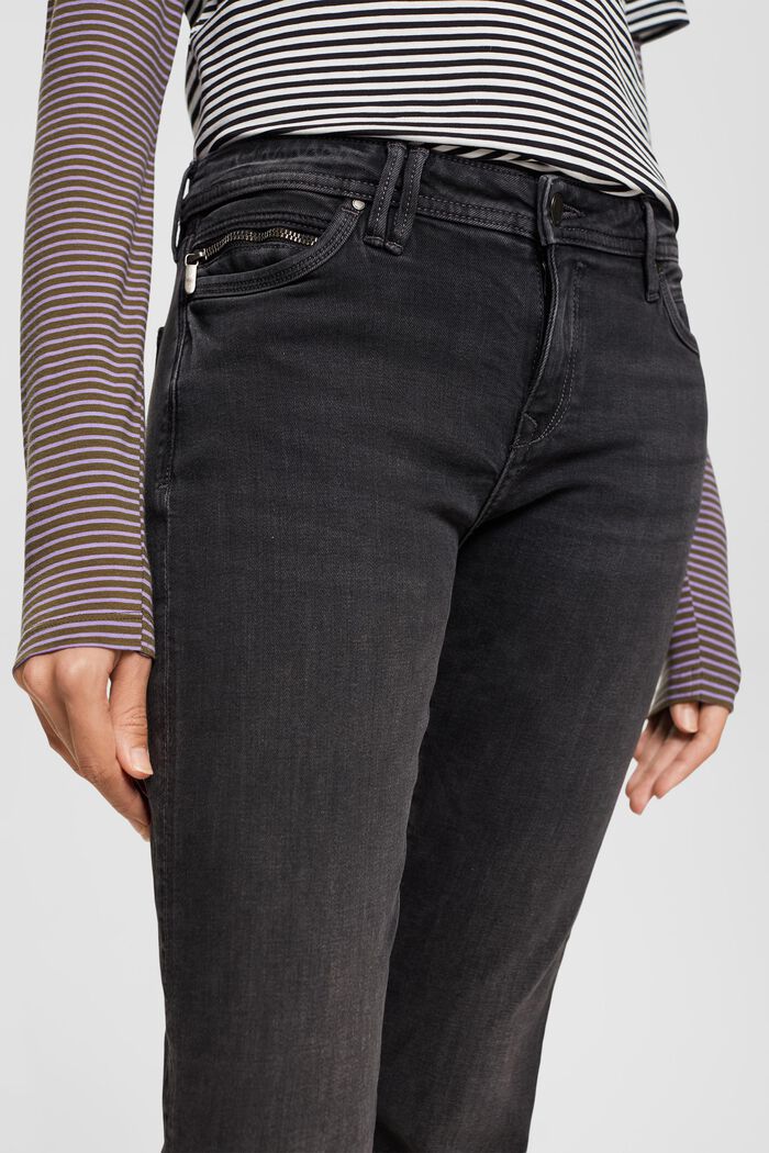 Jeans a gamba larga, BLACK DARK WASHED, detail image number 2
