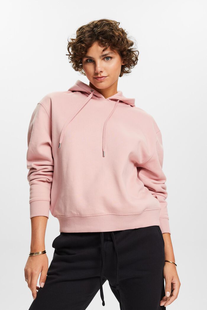 Felpa oversize con cappuccio, OLD PINK, detail image number 0