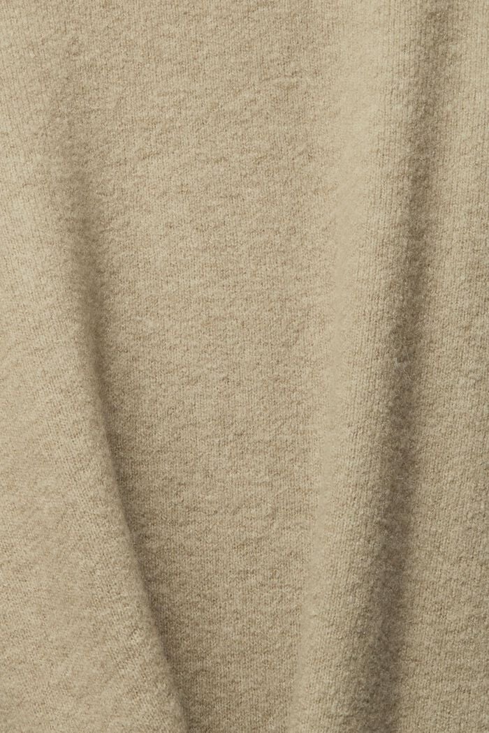 Con lana: pullover soffice, PALE KHAKI, detail image number 5