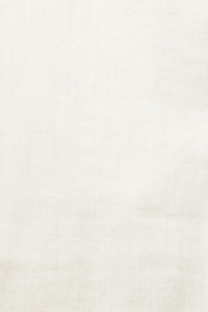 Pantaloni capri in cotone biologico, WHITE, detail image number 0
