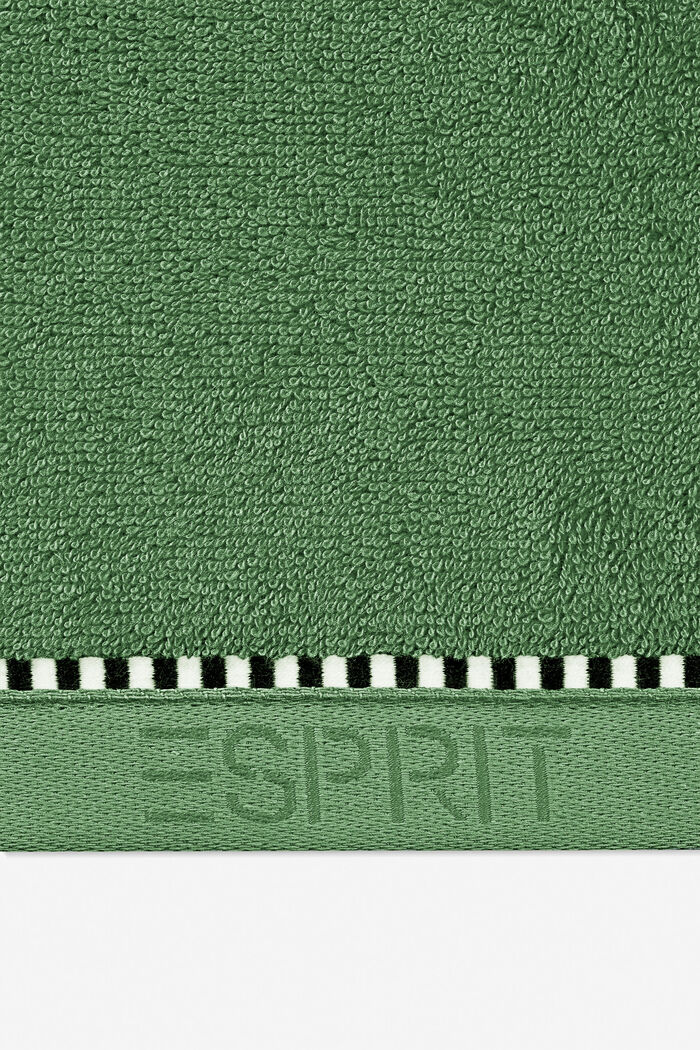 Con TENCEL™: set di asciugamani in spugna, MOSS GREEN, detail image number 1