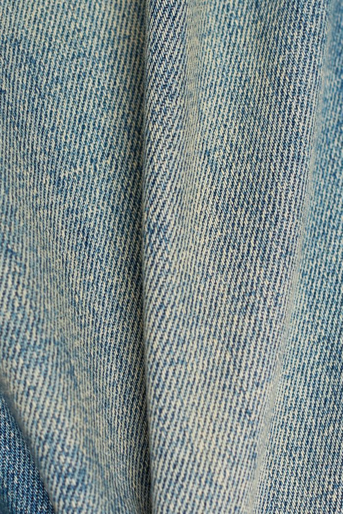 Jeans slim fit stone washed, cotone biologico, BLUE MEDIUM WASHED, detail image number 6