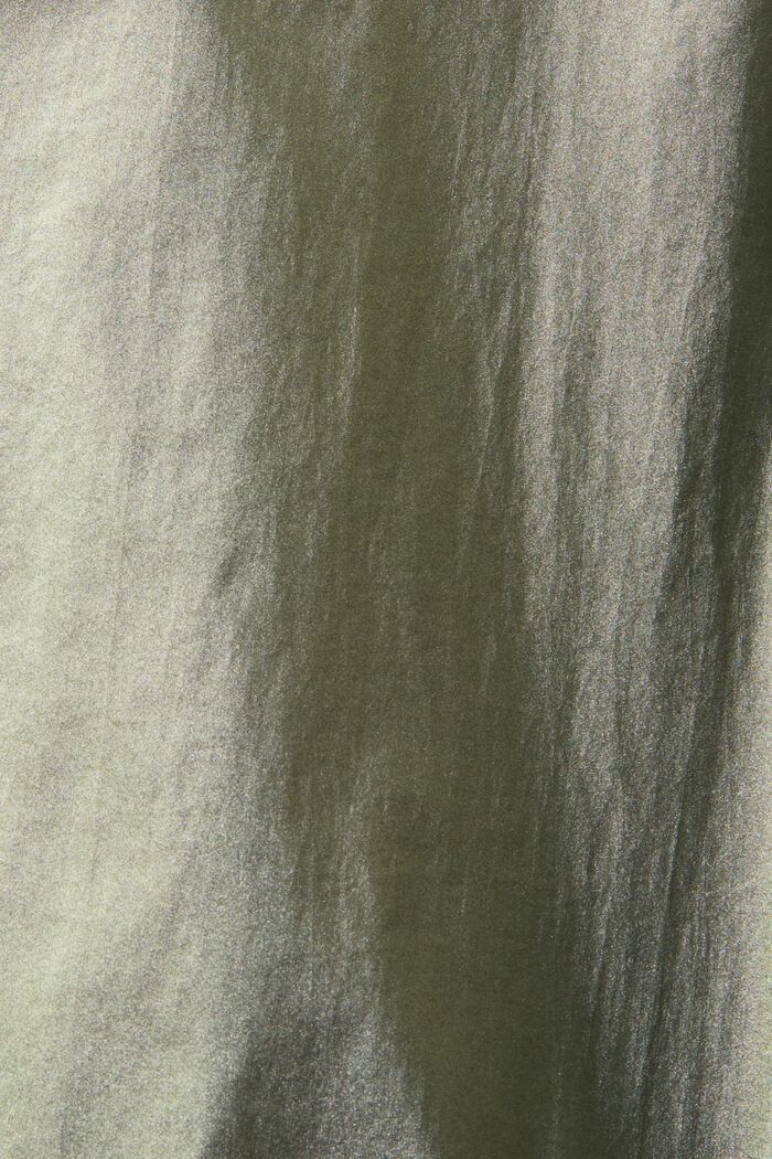Giacca a vento rivestita effetto metallizzato, DARK TEAL GREEN, detail image number 6