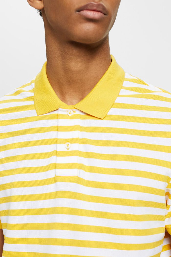 Polo a righe Slim Fit, GOLDEN ORANGE, detail image number 2