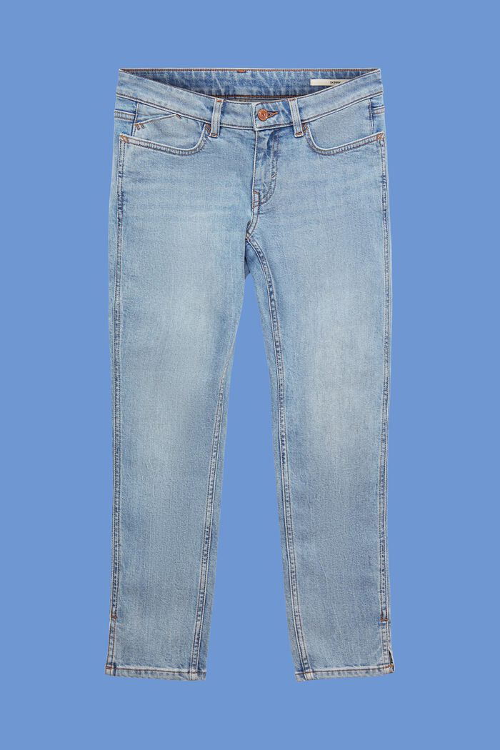 Jeans capri, BLUE BLEACHED, detail image number 7