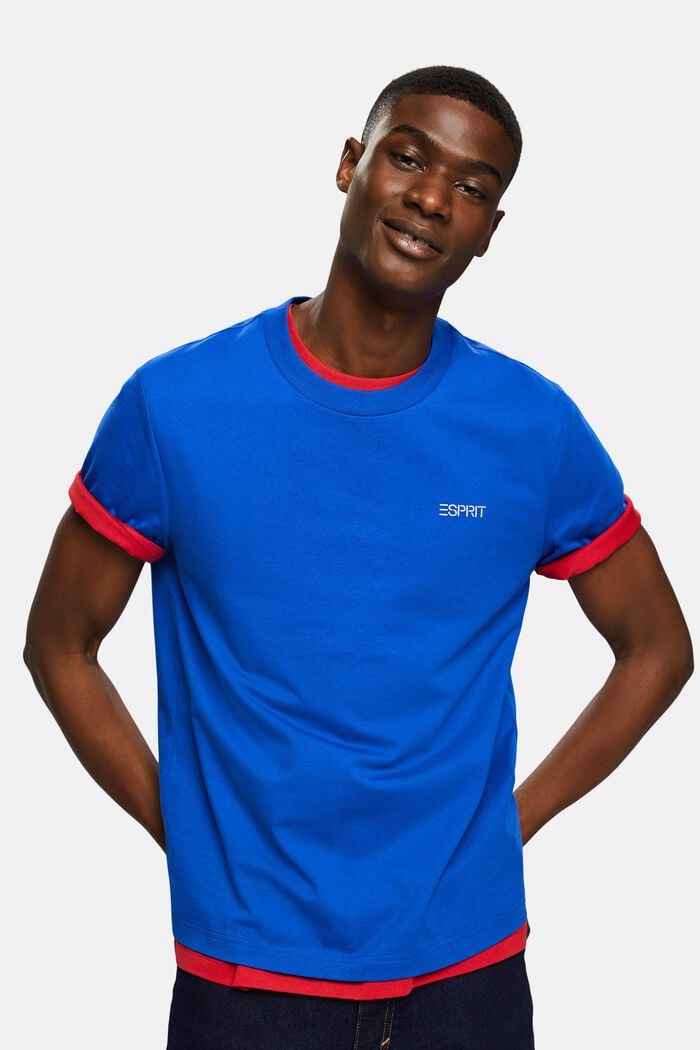 T-shirt unisex con logo, BRIGHT BLUE, detail image number 4