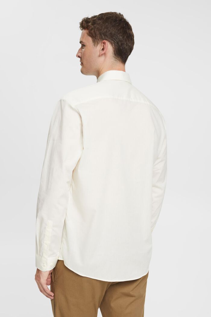 Camicia in cotone sostenibile, OFF WHITE, detail image number 3