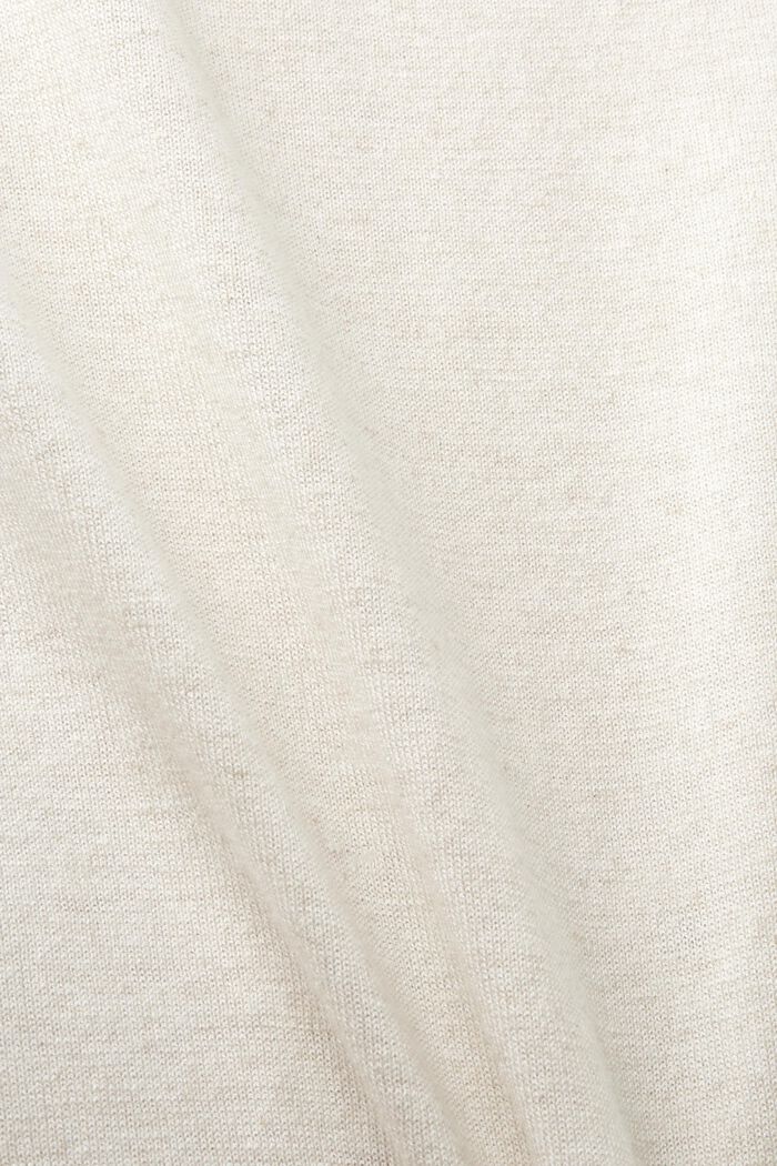 Cardigan lungo e leggero con lino, ICE, detail image number 4
