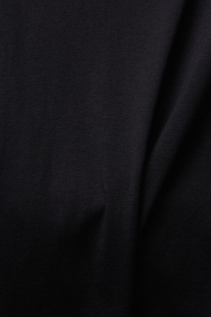 Confezione doppia: t-shirt basic in misto cotone biologico, BLACK, detail image number 1
