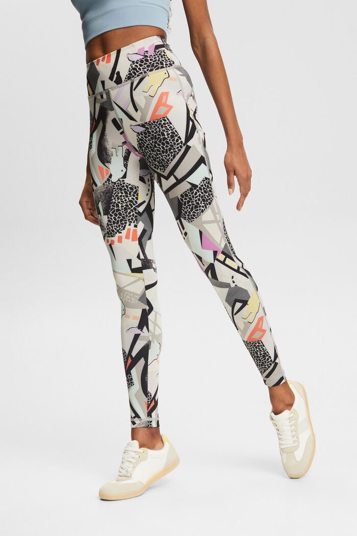 Leggings con stampa, OFF WHITE, detail image number 0