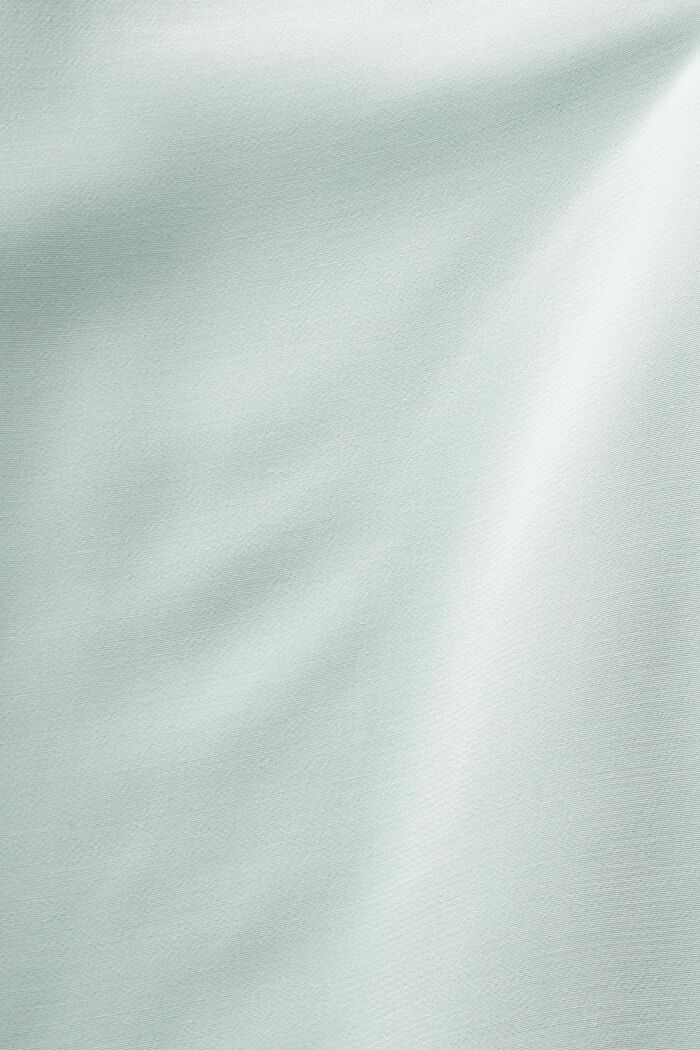 Blusa senza maniche rifinita in pizzo, LIGHT AQUA GREEN, detail image number 5