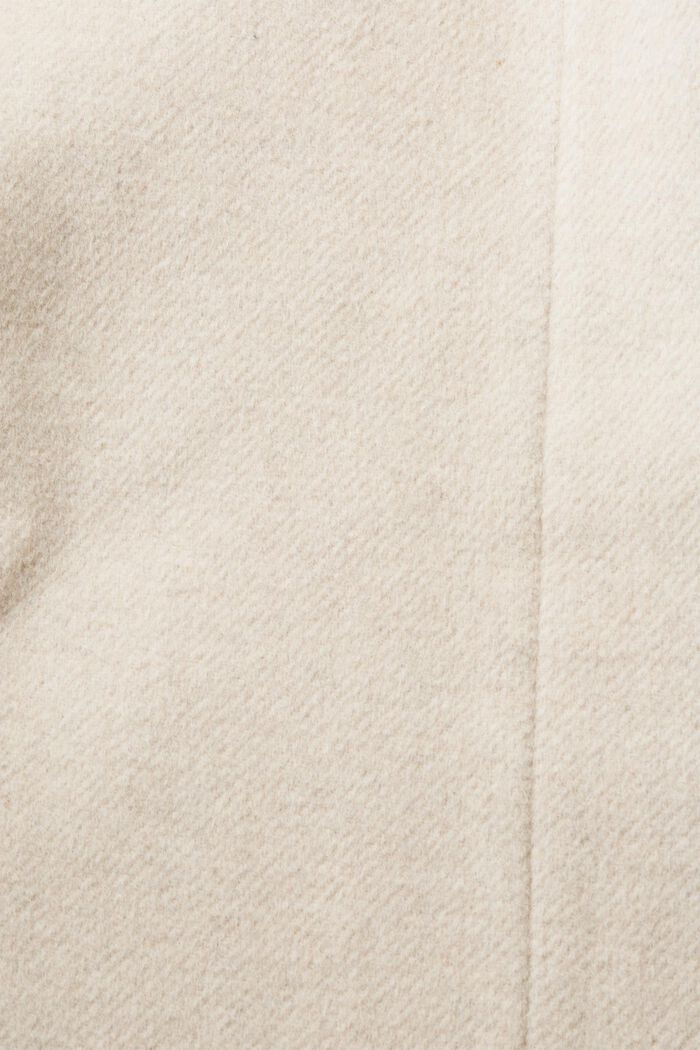 In materiale riciclato: cappotto in misto lana con cappuccio e cintura, ICE, detail image number 4