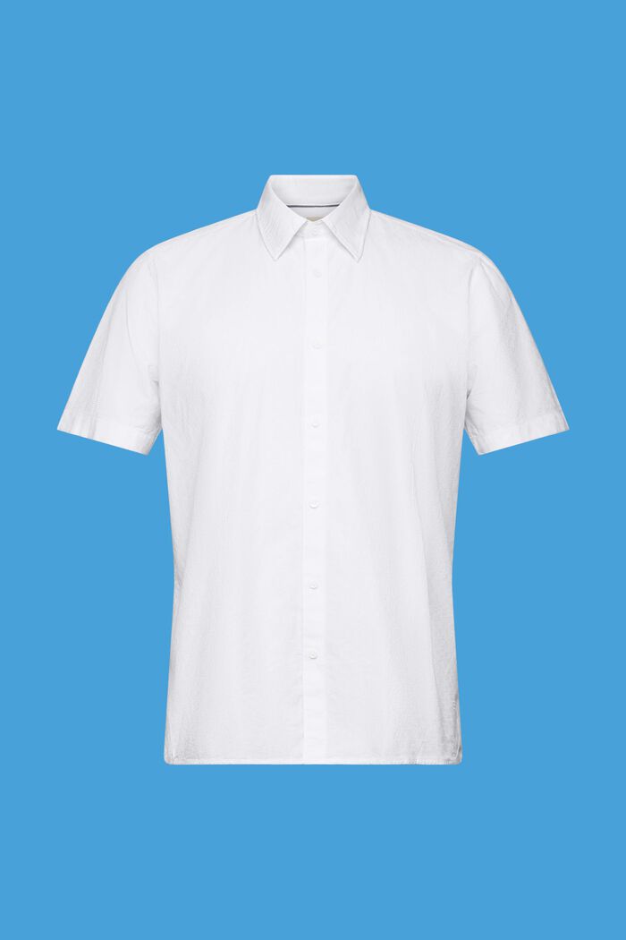 Camicia strutturata Slim Fit, WHITE, detail image number 6