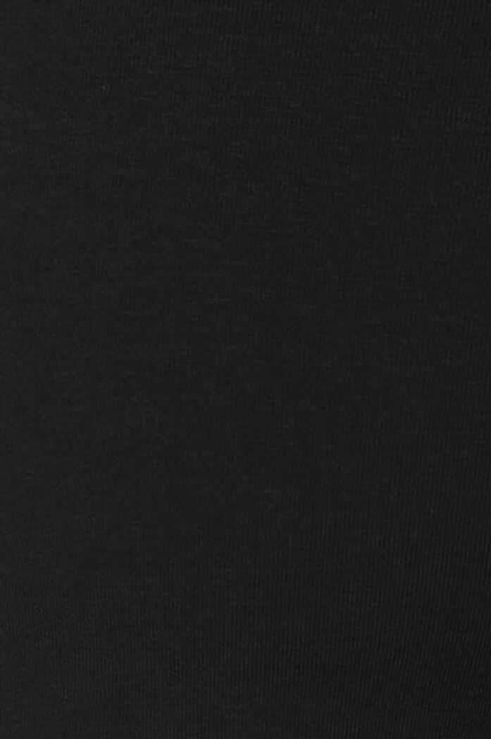 Pantaloni in jersey premaman, cotone biologico, BLACK, detail image number 3