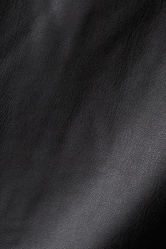 Pantaloni in similpelle, BLACK, detail image number 6