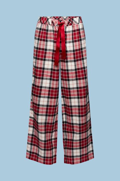 Pantaloni del pigiama in flanella a quadri