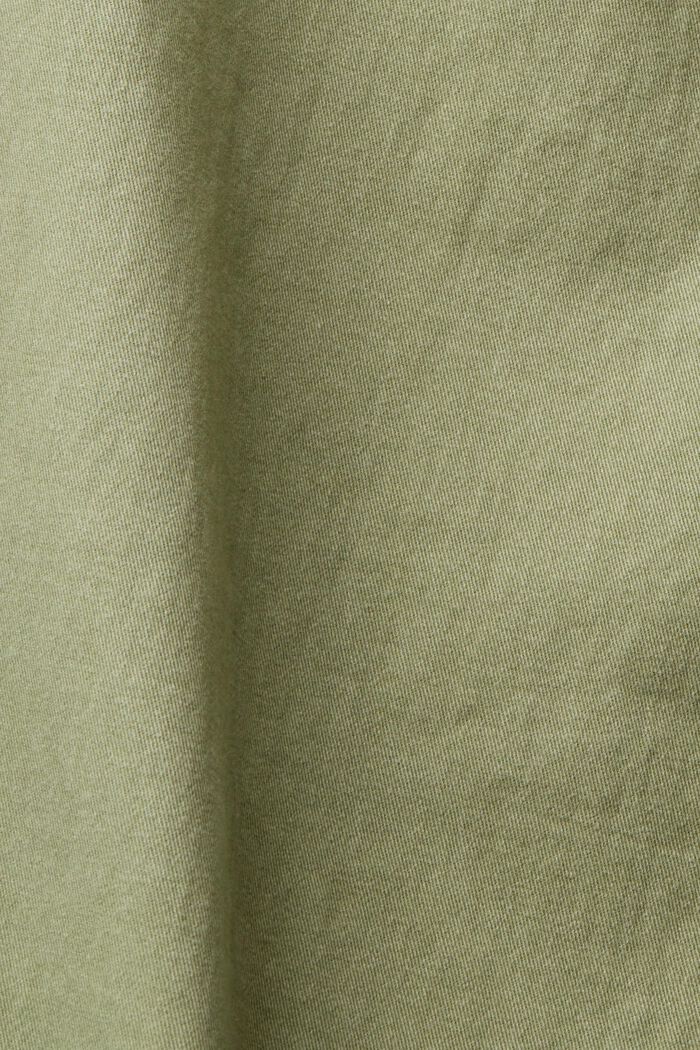 Chino in cotone stretch, LIGHT KHAKI, detail image number 6