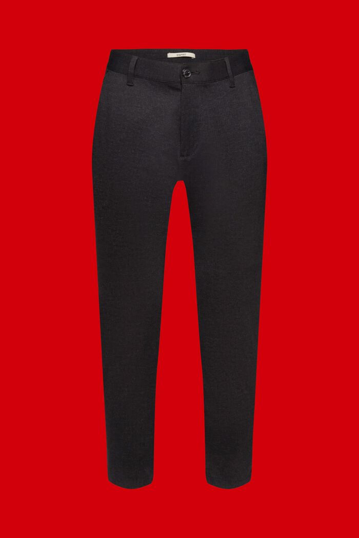 Pantaloni smart in stile jogger, ANTHRACITE, detail image number 5