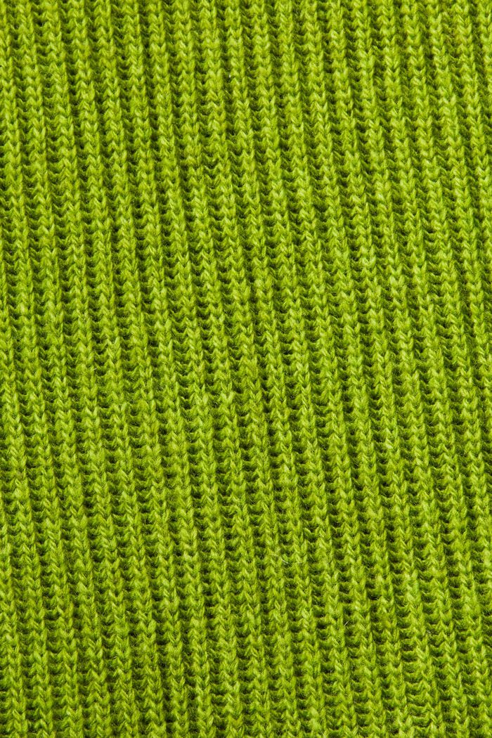 Gilet dolcevita in maglia a coste, LEAF GREEN, detail image number 4