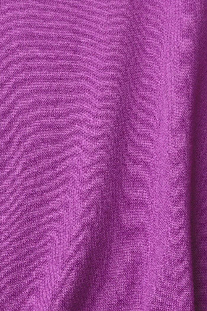Pullover basic con girocollo, VIOLET, detail image number 1