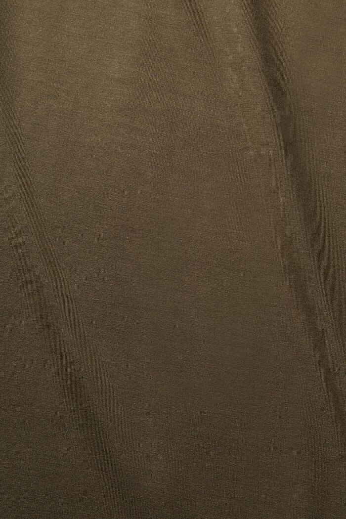 T-shirt con stampa, LENZING™ ECOVERO™, KHAKI GREEN, detail image number 1