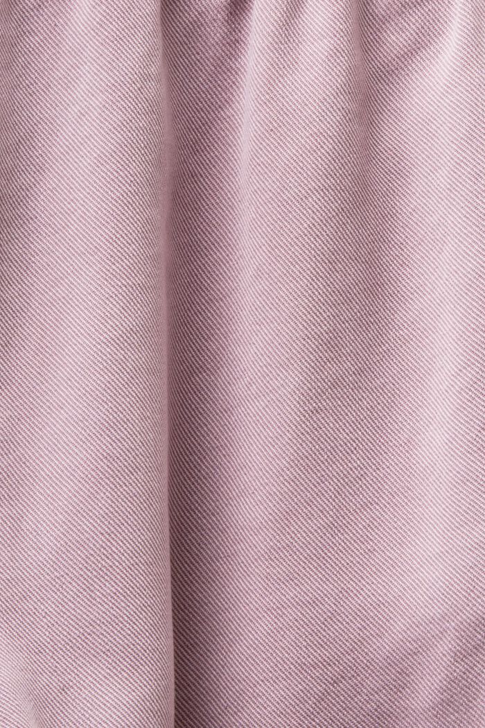 Shorts da infilare in twill, MAUVE, detail image number 6
