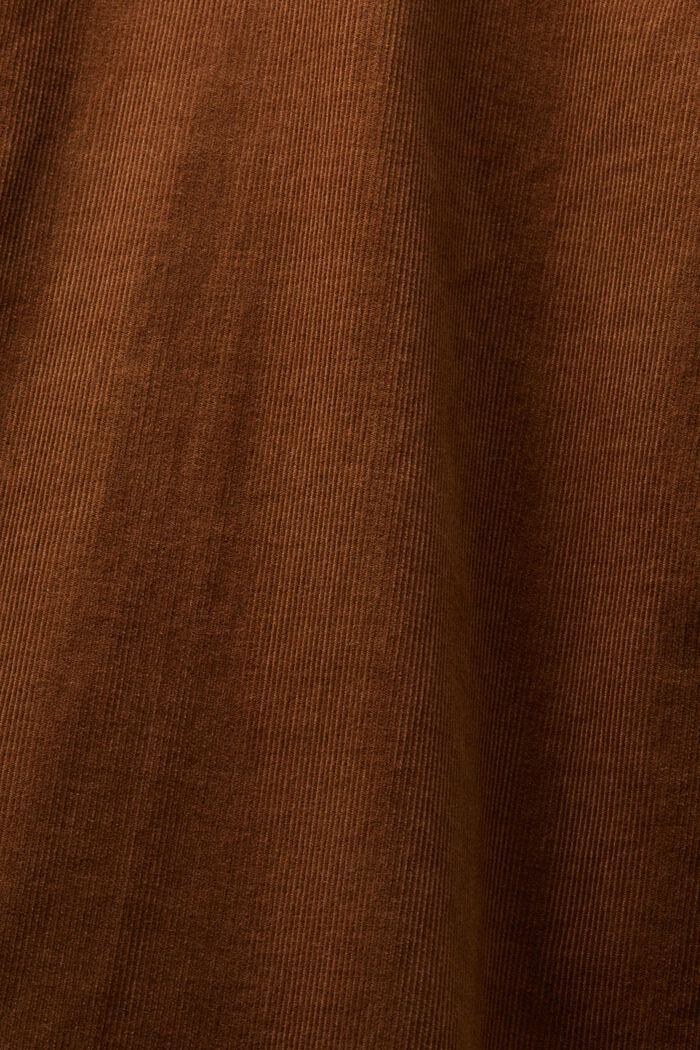 Camicia di velluto, 100% cotone, BARK, detail image number 5