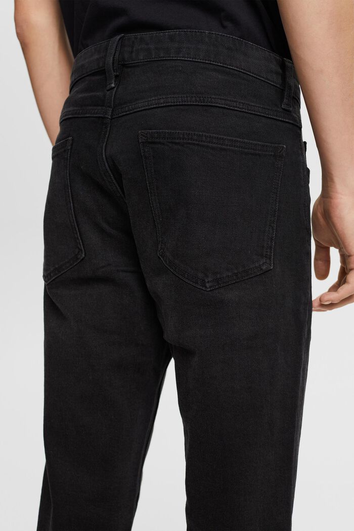 Jeans elasticizzati, BLACK DARK WASHED, detail image number 4