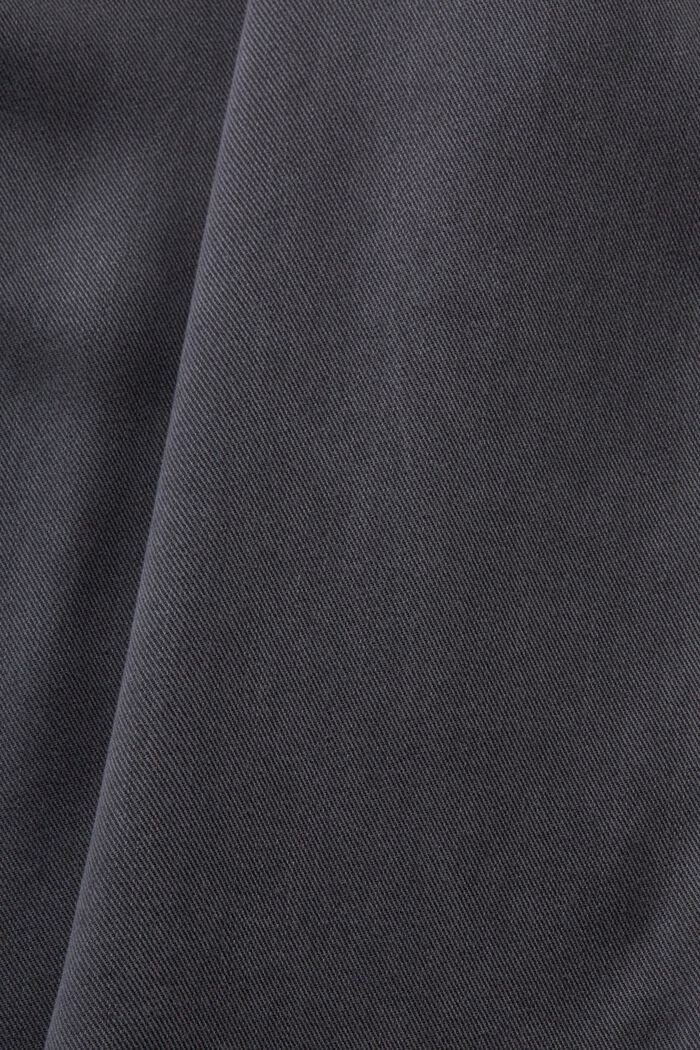 Jogger cropped in twill, ANTHRACITE, detail image number 5