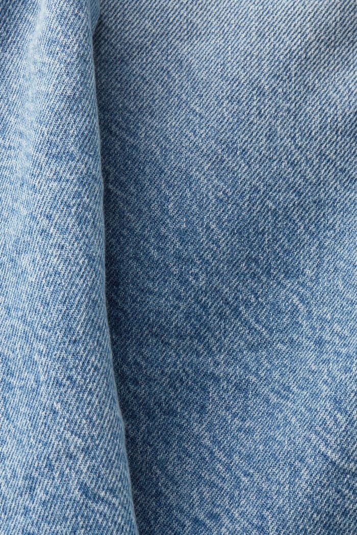 Jeans carpenter dritti a vita media, BLUE LIGHT WASHED, detail image number 6