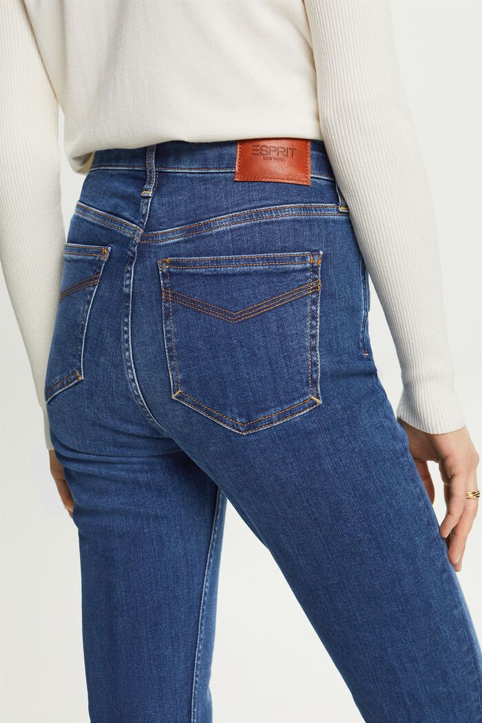Jeans bootcut premium a vita alta, BLUE MEDIUM WASHED, detail image number 2