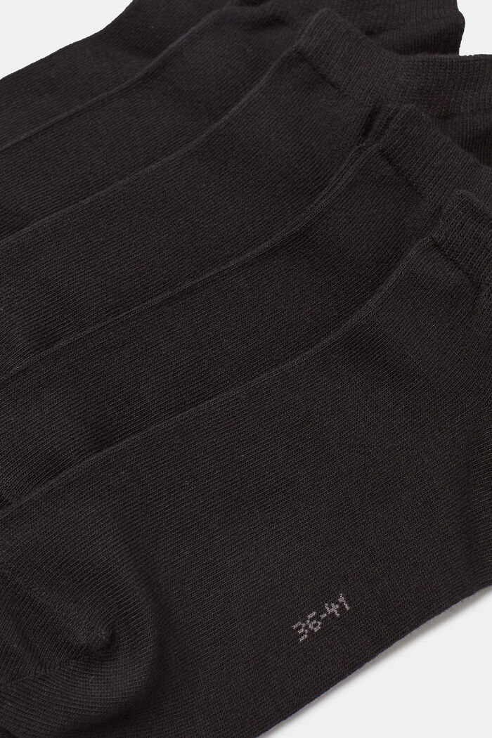 Confezione da cinque di calze in misto cotone, BLACK, detail image number 2