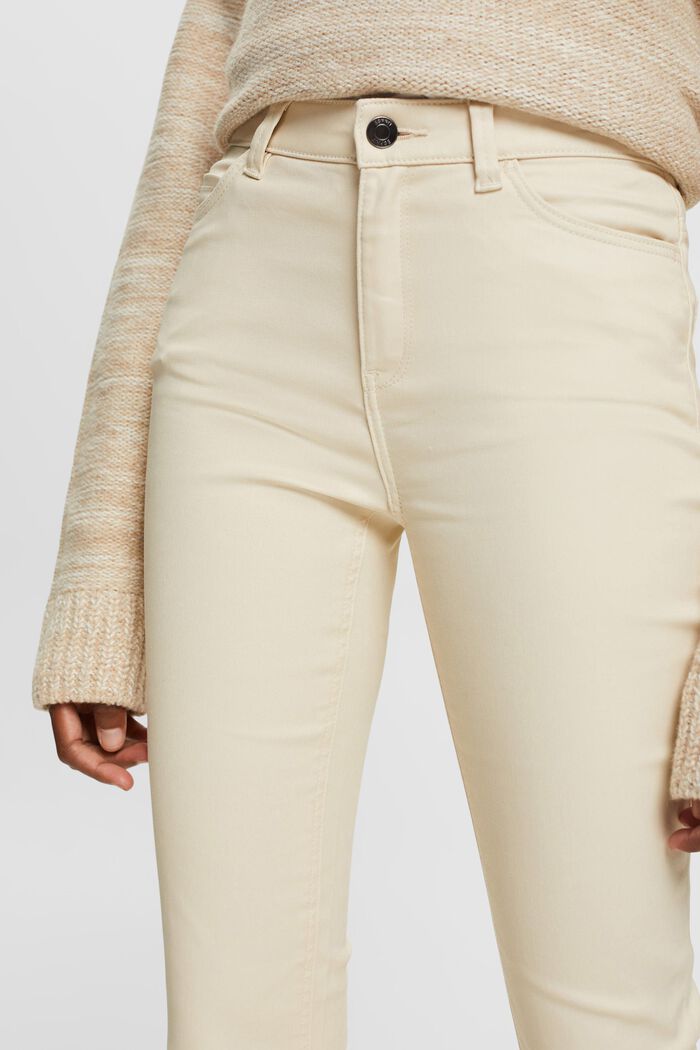 Pantaloni Slim Fit a vita alta in similpelle, ICE, detail image number 0