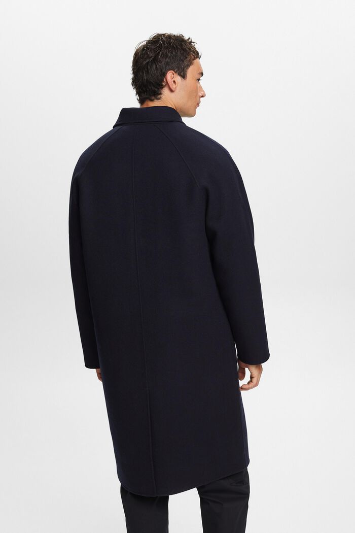 Cappotto Mac in lana, NAVY, detail image number 3