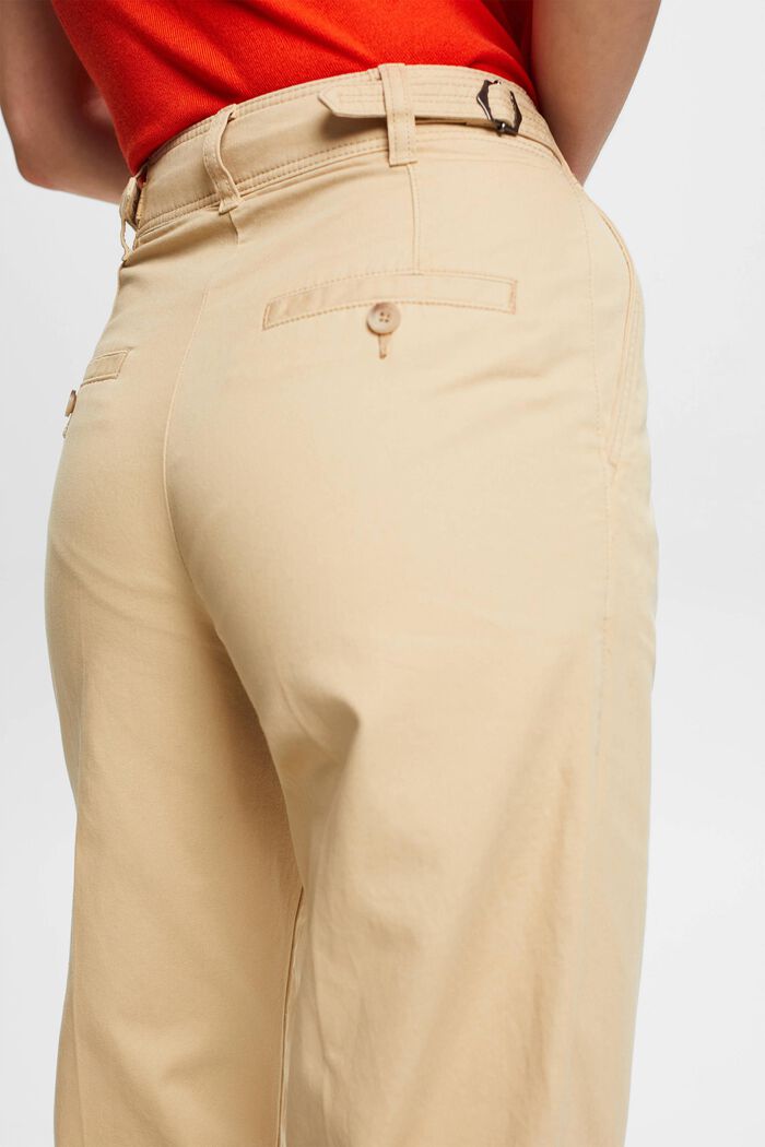Pantaloni chino a gamba larga, SAND, detail image number 4