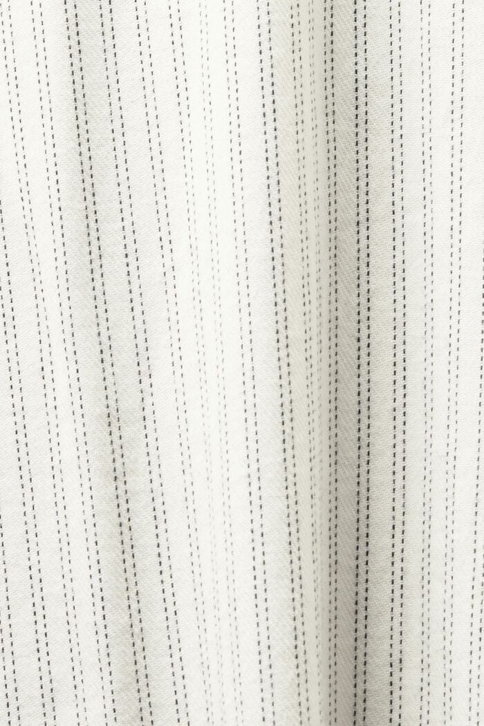 Camicia in flanella di cotone a righe gessate, ICE, detail image number 5