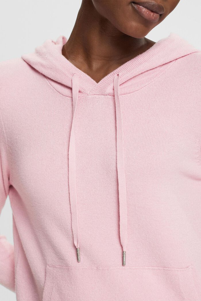 Pullover con cappuccio, LIGHT PINK, detail image number 0