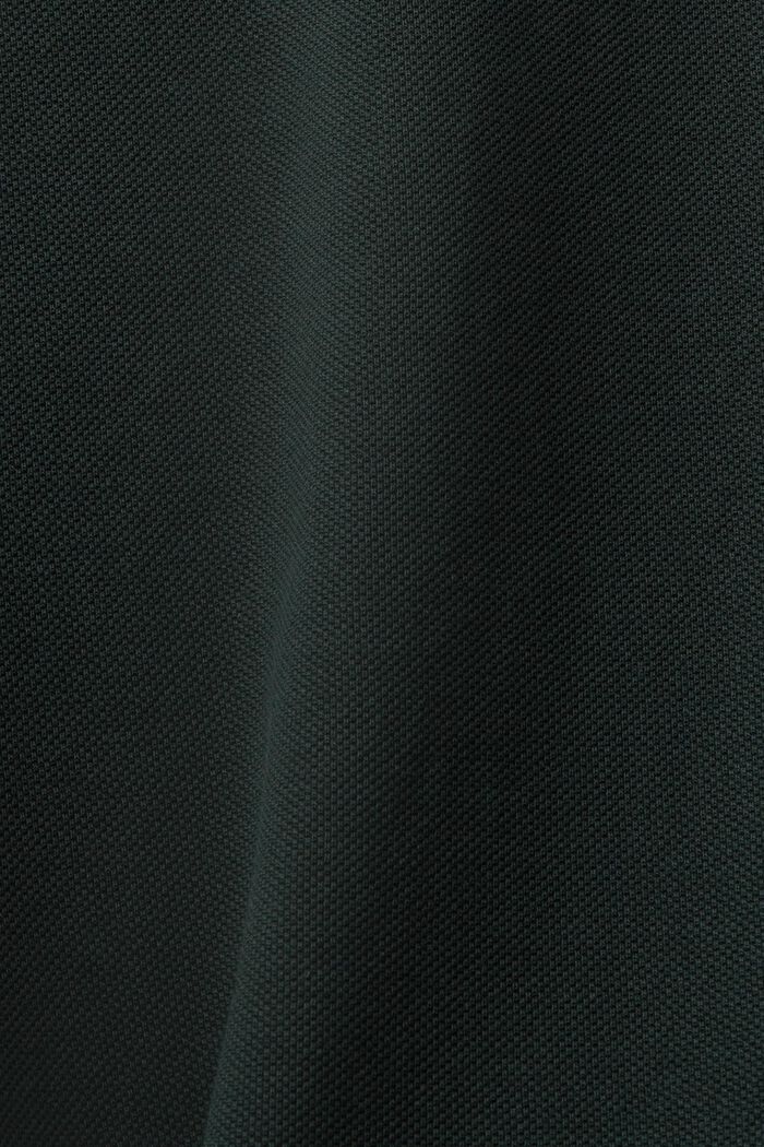 Camicia polo slim fit, DARK TEAL GREEN, detail image number 5