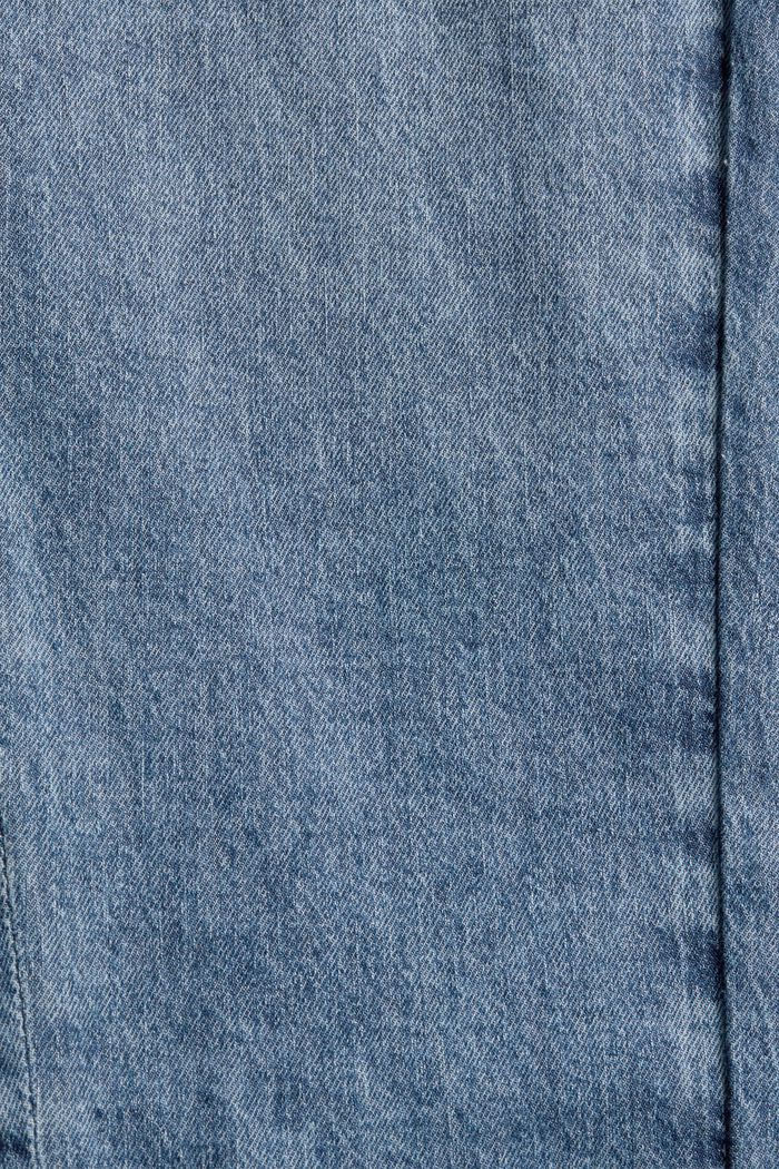Jeans con elastico in vita in misto cotone biologico, BLUE MEDIUM WASHED, detail image number 4