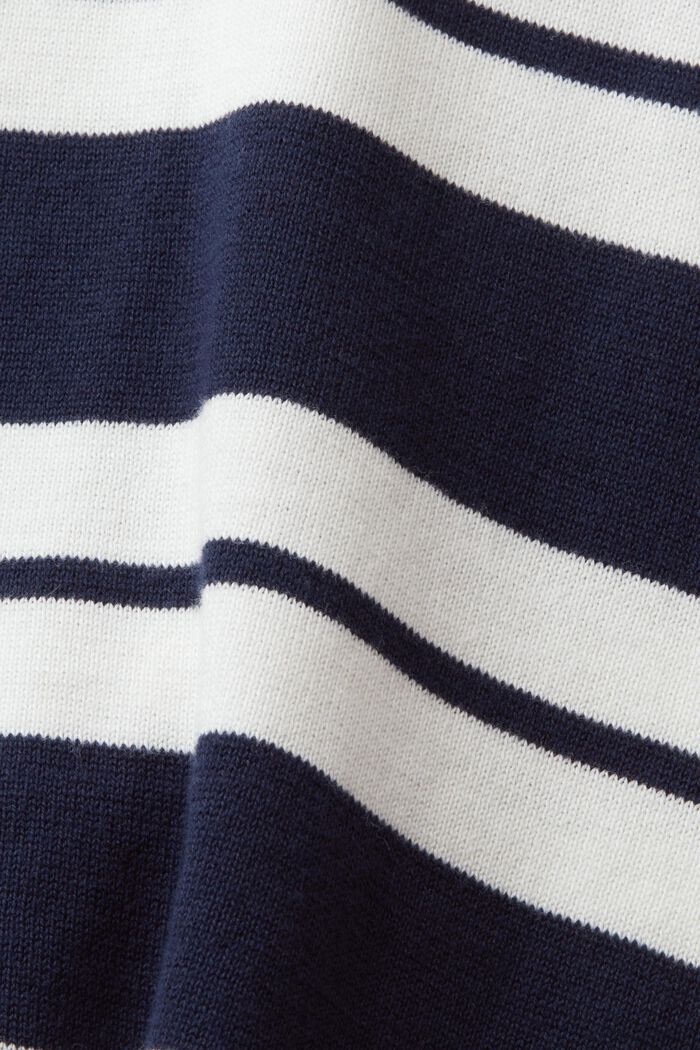 Pullover oversize, 100% cotone, NAVY, detail image number 5