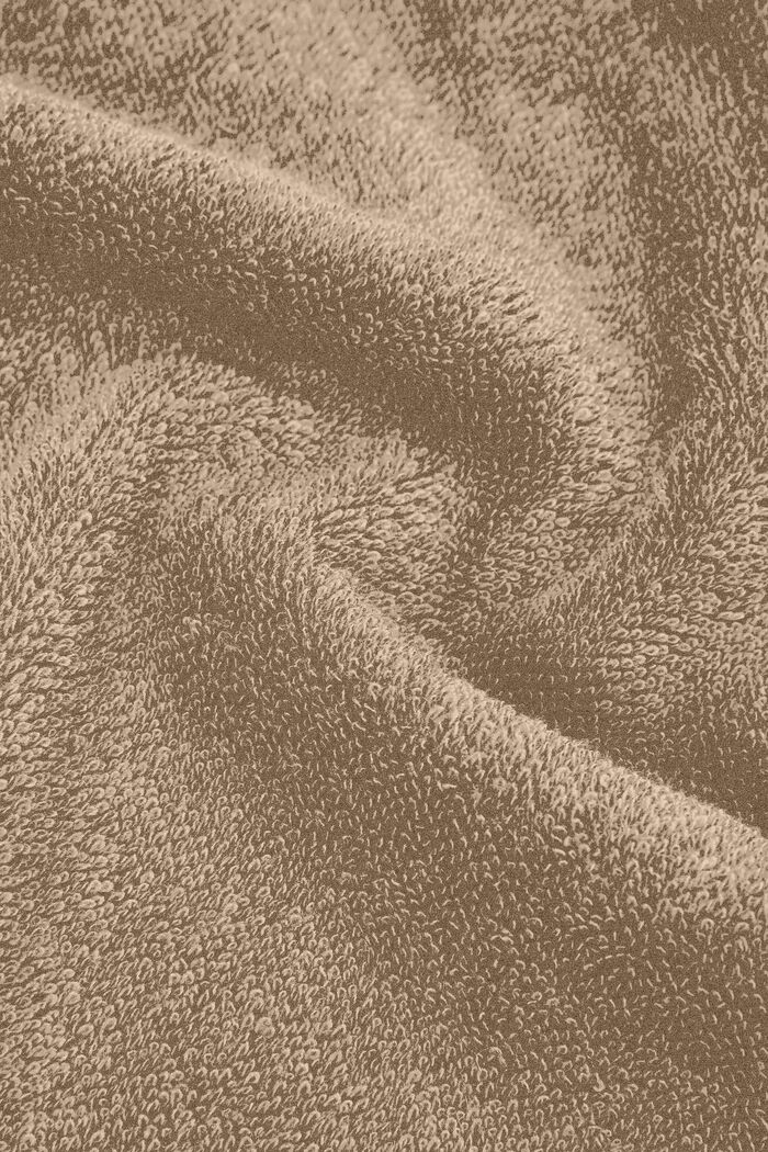 Con TENCEL™: set di 3 asciugamani in spugna, MOCCA, detail image number 1