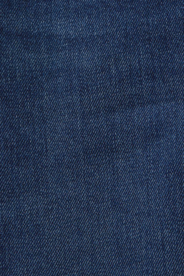 Jeans retrò dal taglio classico a vita alta, BLUE DARK WASHED, detail image number 5