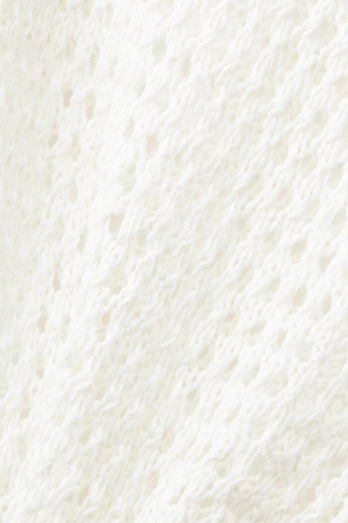 Maglia a rete aperta, OFF WHITE, detail image number 5