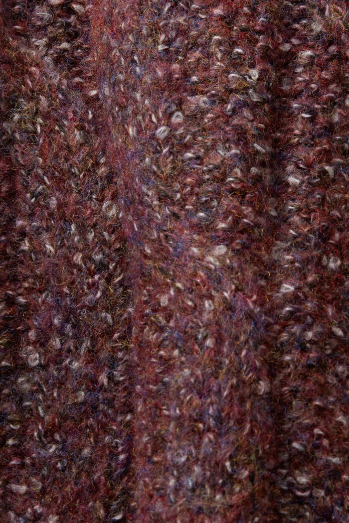 Pullover a lupetto in maglia intrecciata, TERRACOTTA, detail image number 5