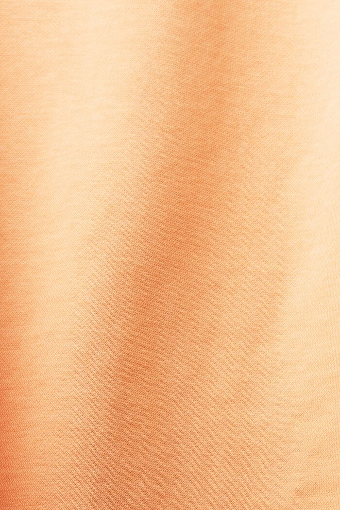 Felpa pullover in misto cotone, PASTEL ORANGE, detail image number 5