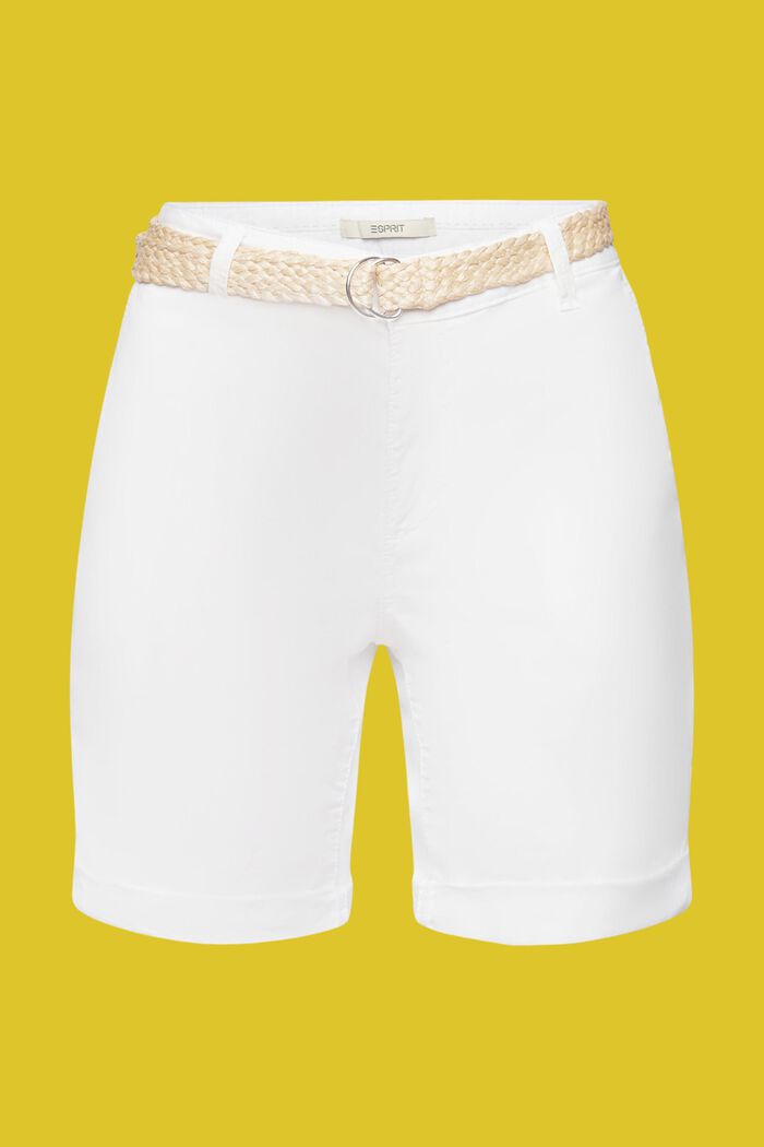 Pantaloncini chino, WHITE, detail image number 6