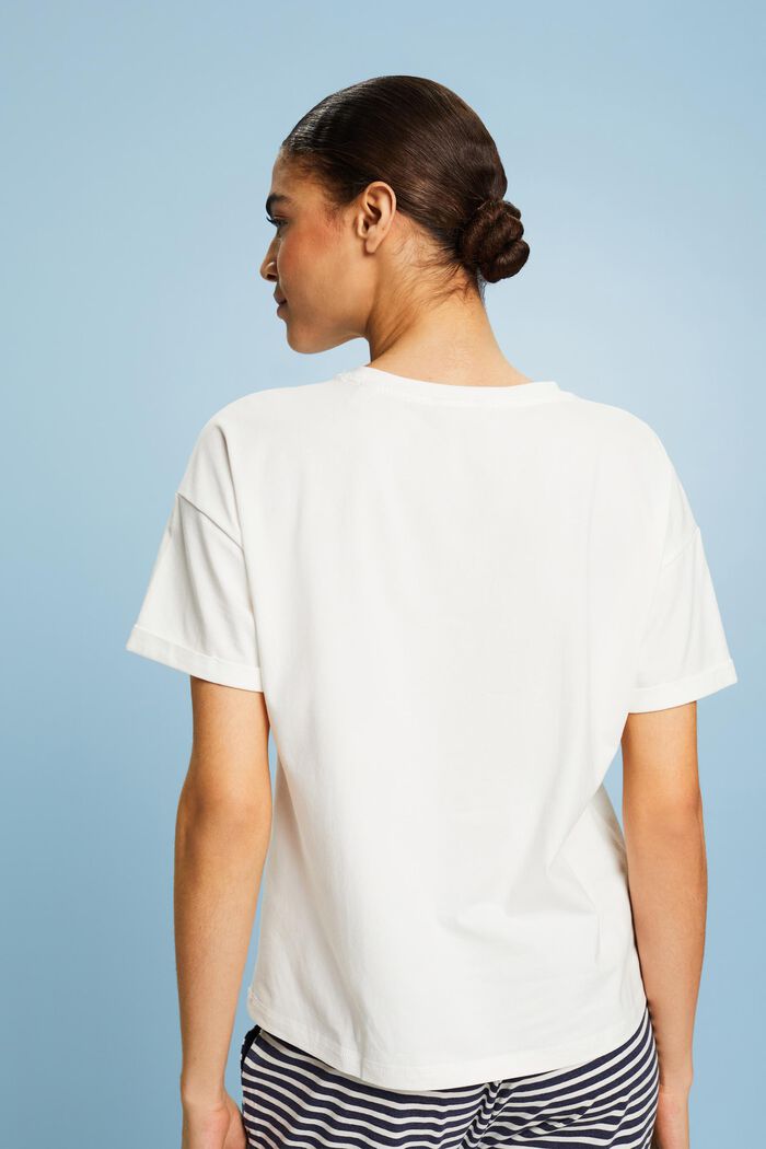 T-shirt da pigiama, OFF WHITE, detail image number 2