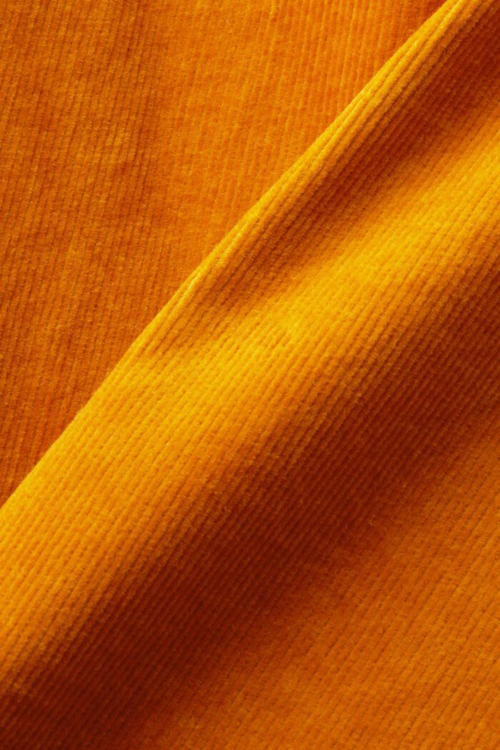 Gonna midi in velluto, HONEY YELLOW, detail image number 7